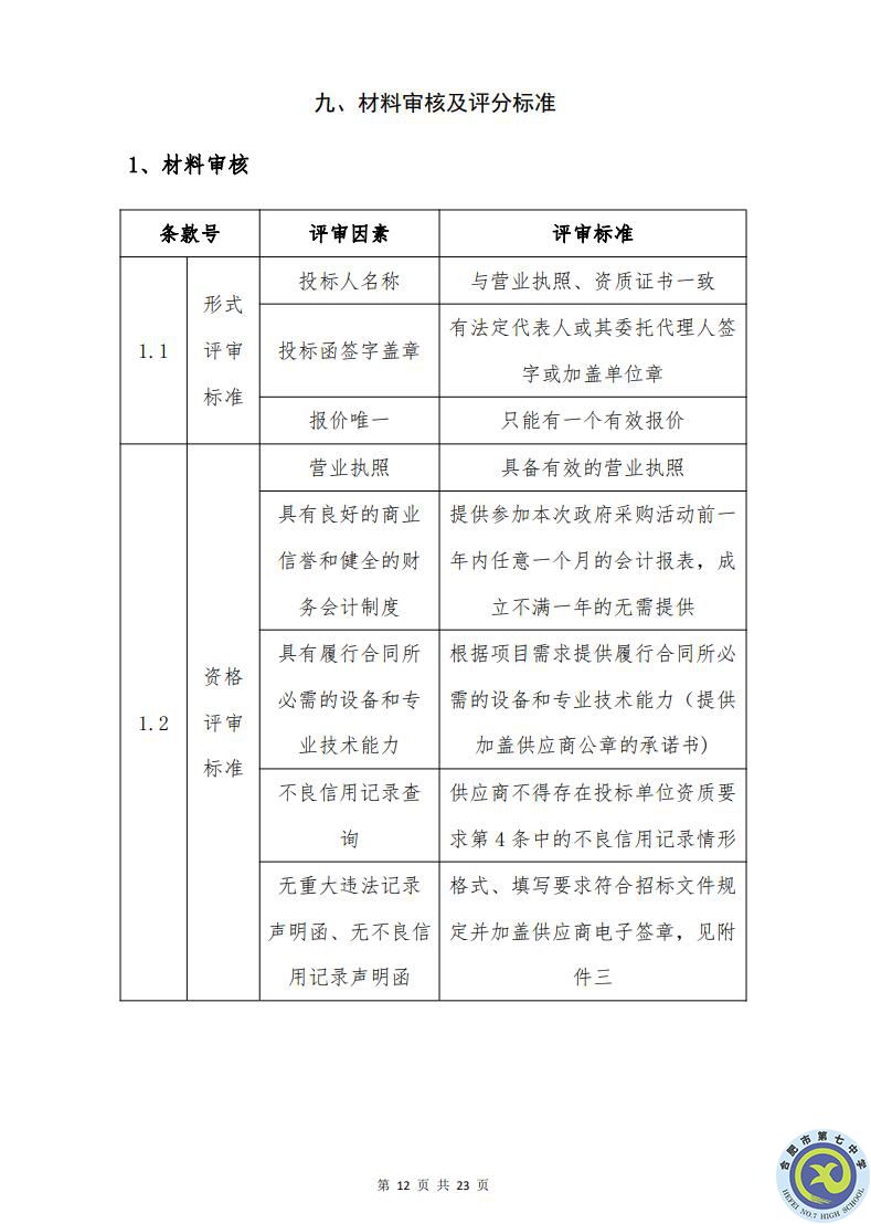 合肥七中運動場臺階自發(fā)光應(yīng)急逃生安全標(biāo)志建設(shè)項目招標(biāo)公告(圖12)