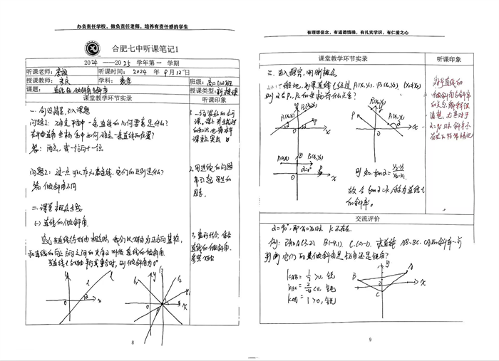 合肥七中高二年級(jí)開(kāi)展期中教育教學(xué)檢查(圖1)